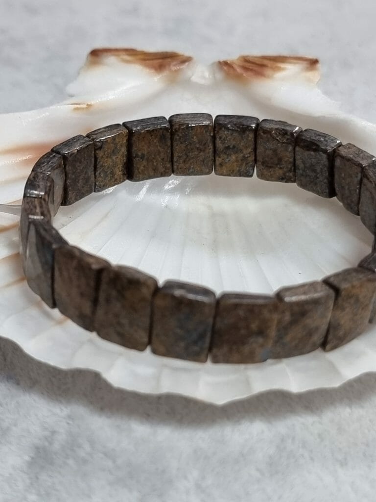 Rolex Kesim Bronzit Dogal Tas Bileklik 5