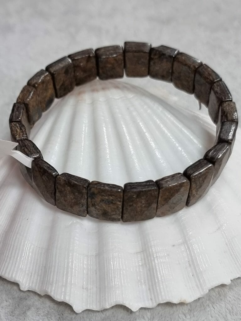 Rolex Kesim Bronzit Dogal Tas Bileklik 6