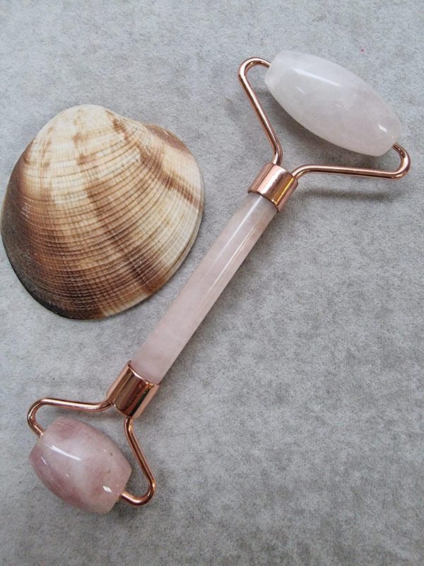 Roller Pembe Kuvars Tasi Masaj Aleti 2