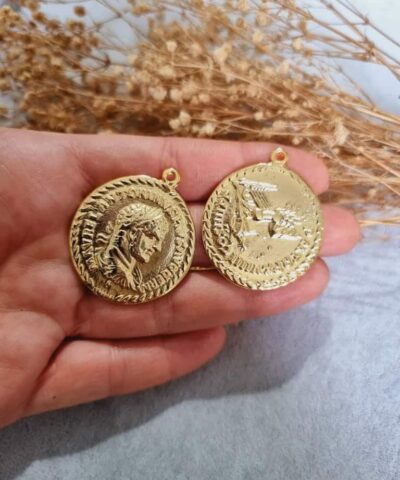Roma Sikkesi Madalyon Kolye Ucu