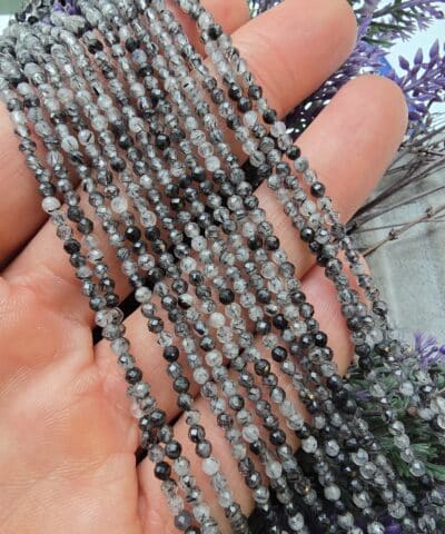 Rutil Kuvars Faset Kesim 2 Mm Dogal Tas 5