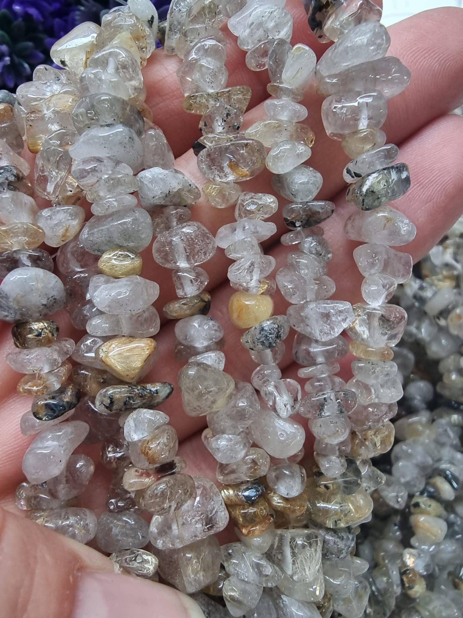 Rutil Kuvars Kirik Dogal Tas 2