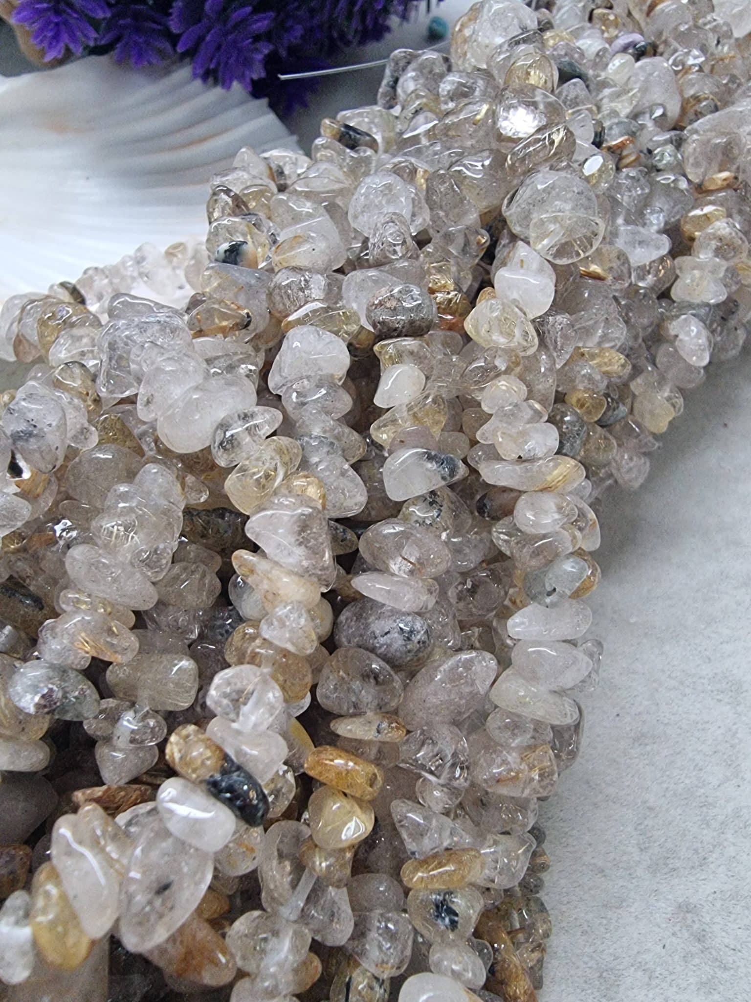 Rutil Kuvars Kirik Dogal Tas 3