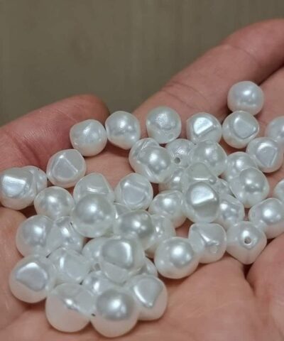 Sakiz Sekilsiz İnci Akrilik Beyaz