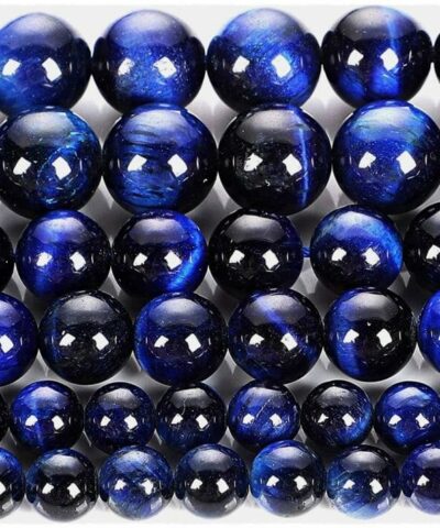 Saks Mavisi Kaplan Gozu Dogal Tas Dizi