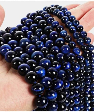 Saks Mavisi Kaplan Gozu Dogal Tas Dizi 5