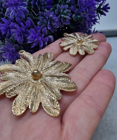 Sardunya Cicek Kolye Ucu 2