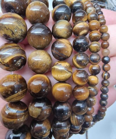 Sari Kahve Kaplan Gozu Aa Dogal Tas Dizi 2