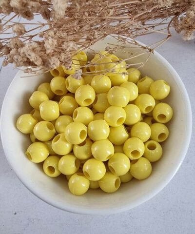 Sarı Sazan Boncuğu 8 MM