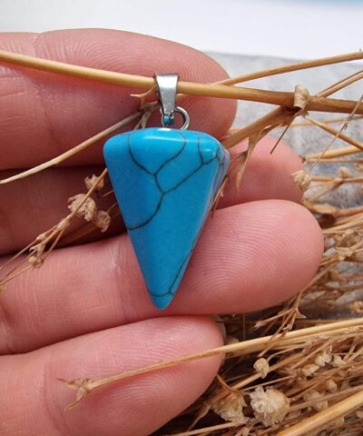 Sarkac Dogal Tas Kolye Ucu Firuze