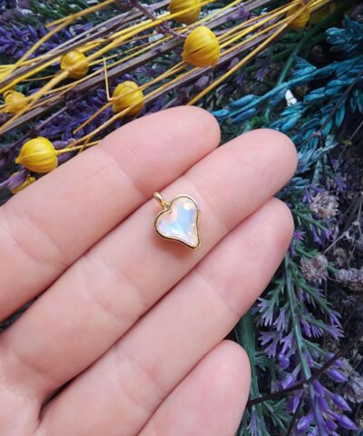 Sedef Çarm Kalp Kolye Ucu - 505