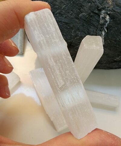 Selenit Kristal Cubuk Dogal Tasi