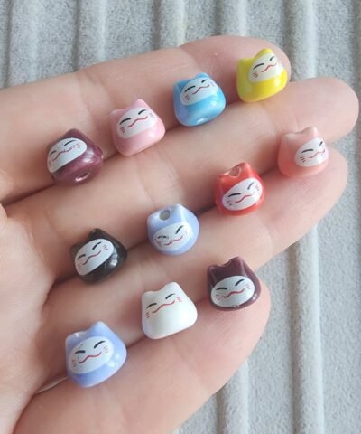 Seramik Maneki Neko Bolluk Bereket Kedisi