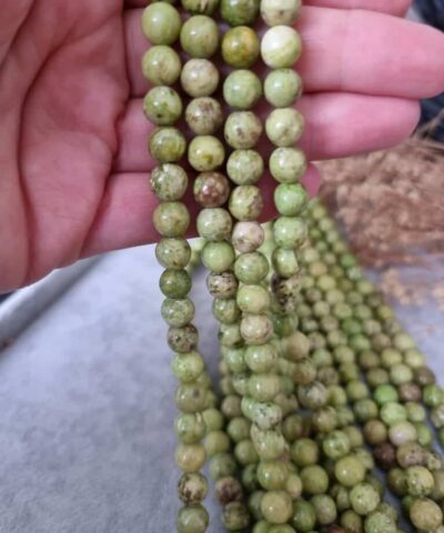 Serpantin Ceyt Jade Dogal Tas 8 Mm