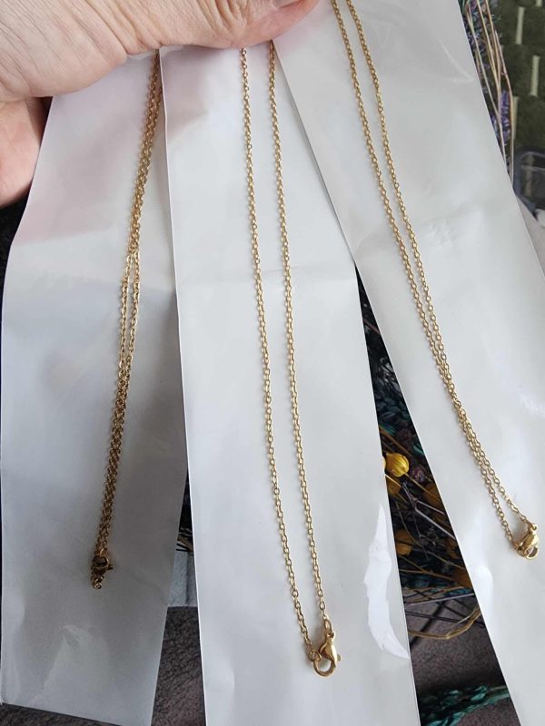 SF230 Klasik Hazır Çelik Takı Zinciri 45 CM