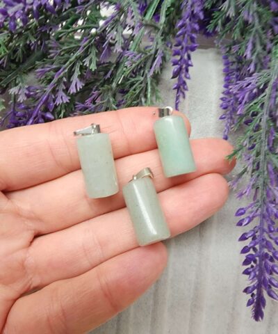 Silindir Aventurin Tasi Kolye Ucu 2