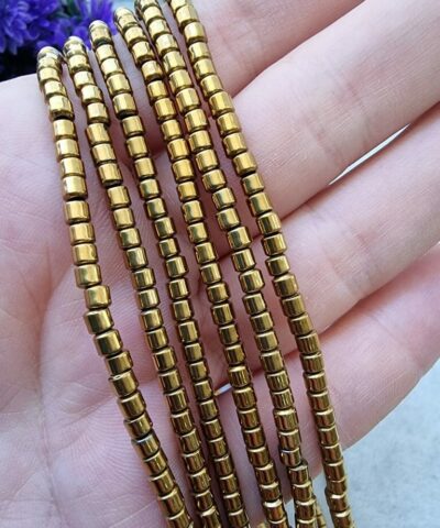 Silindir Hematit Dogal Tas 3x3 Mm 3