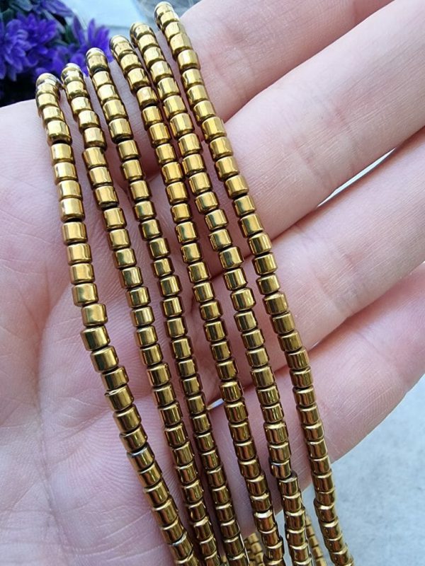 Silindir Hematit Dogal Tas 3x3 Mm 3
