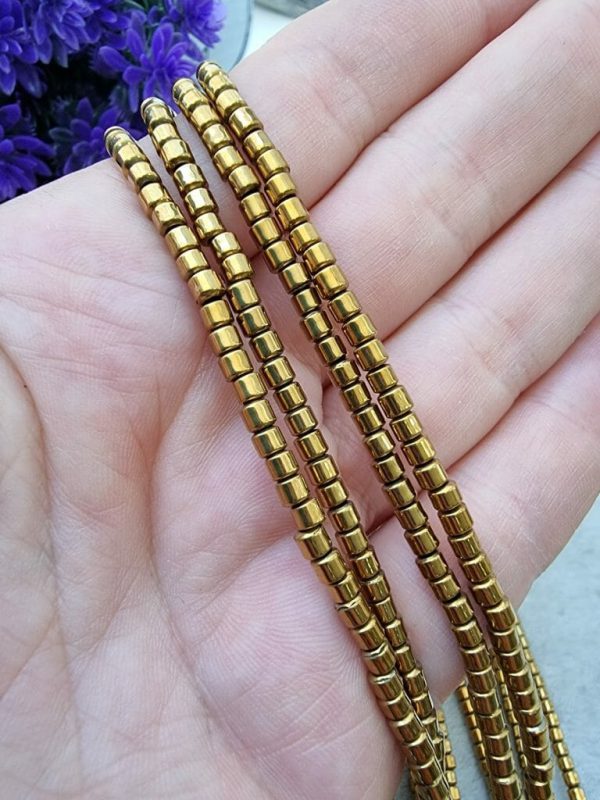 Silindir Hematit Dogal Tas 3x3 Mm 4