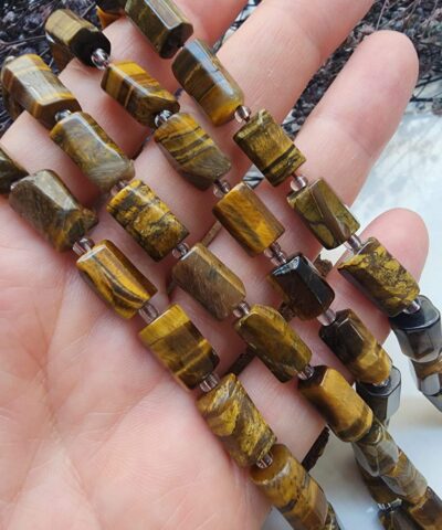 Silindir Kaplan Gozu Dogal Tas Dizi 2