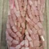 Silindir Pembe Kuvars Dogal Tas Dizi