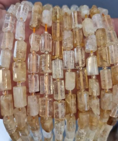 Silindir Sitrin Dogal Tas Dizi 3