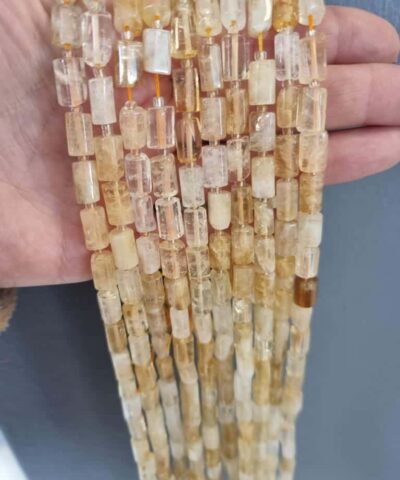 Silindir Sitrin Dogal Tas Dizi 4