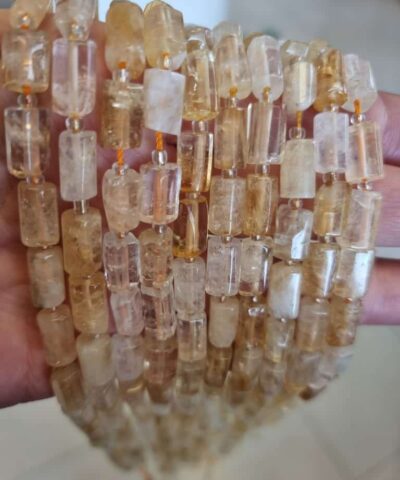 Silindir Sitrin Dogal Tas Dizi 5