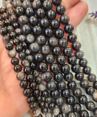 Silver Obsidyen Doğal Taş Dizi