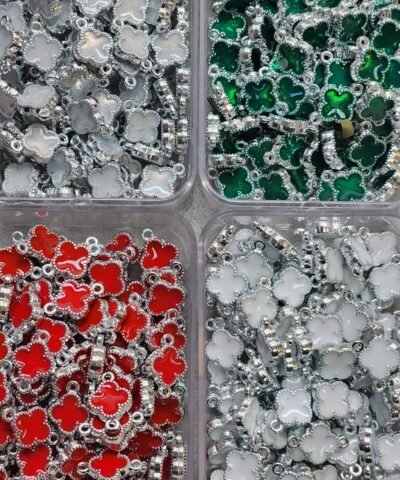 Silver Sans Yoncasi Cift Kulplu Bileklik Malzemesi Copy 2