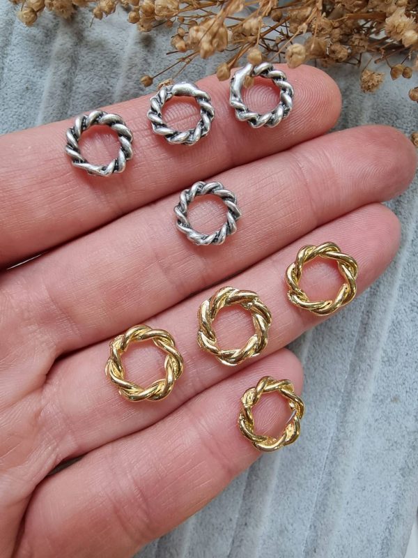 Simit Şekilli Takı ve Kolye Ara Sallantı Aparatı