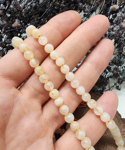 Sitrin Dogal Tas Buzlu Dizi Cesitleri Aa 4 Mm