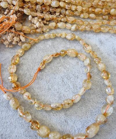 Sitrin Dogal Tas Dizi Amorf Sekilli