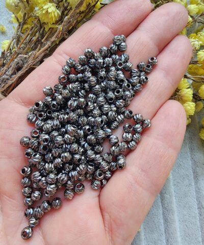 Siyah Çelik Dorika Top Takı Malzemeleri - 4 MM