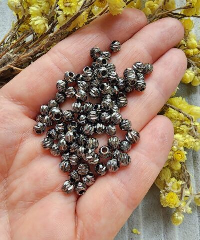 Siyah Çelik Dorika Top Takı Malzemeleri - 5 MM