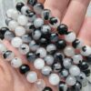 Siyah Rutil Kuvars Dogal Tas Dizi 8 Mm