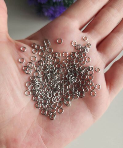 Stainless Steel 4 Mm Celik Halka Gumus