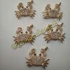 Tasli Istakoz Gold Beyaz Kri̇stal