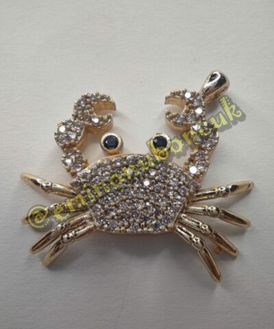 Tasli Istakoz Gold Beyaz Kri̇stal 3