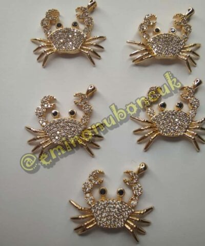 Tasli Istakoz Gold Beyaz Kri̇stal