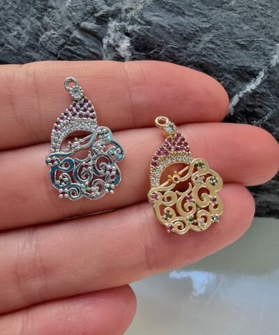 Tasli Noel Baba Kolye Ucu 4