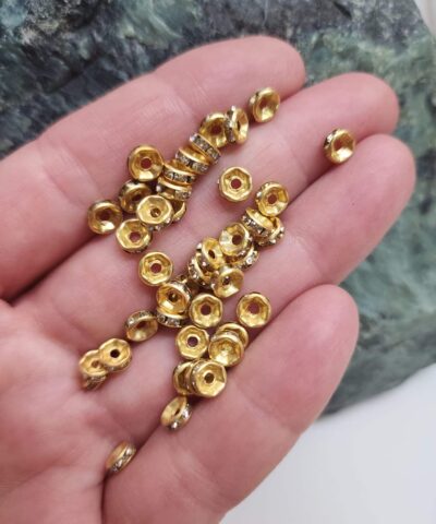 Tasli Rondela Gold 6 Mm