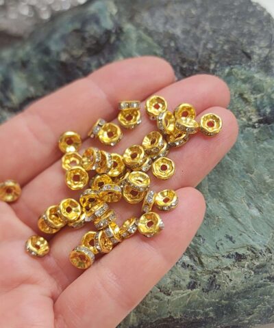 Tasli Rondela Gold 8 Mm