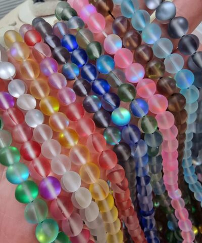 Termal Kuvars Buzlu Dogal Tas Boncuk 3