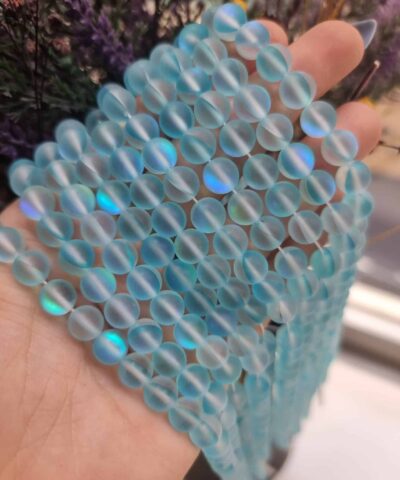 Termal Kuvars Buzlu Dogal Tas Boncuk 501