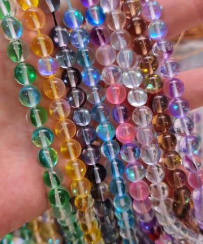 Termal Kuvars Dogal Tas Boncuk