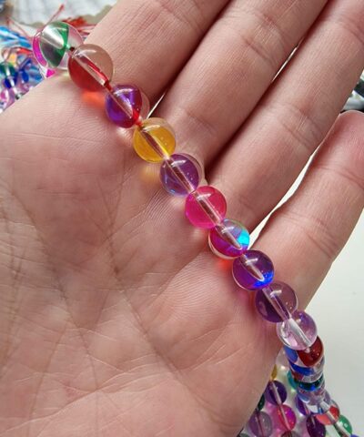 Termal Kuvars Dogal Tas Boncuk 509