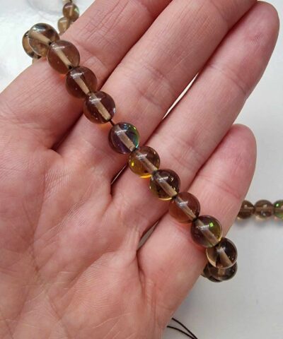 Termal Kuvars Dogal Tas Boncuk 511