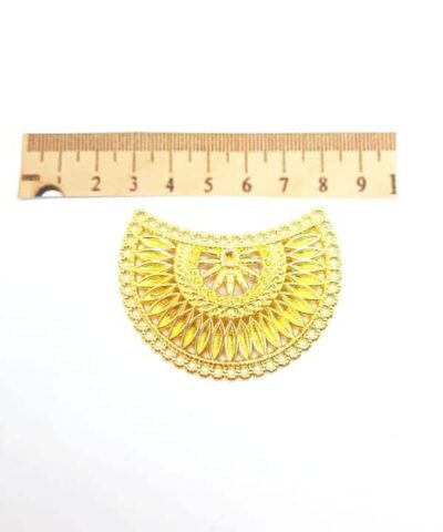 Tığ Örgü Yarım Kolye Ucu