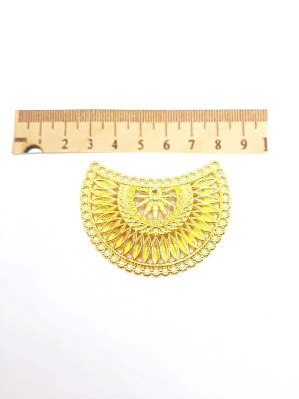 Tığ Örgü Yarım Kolye Ucu